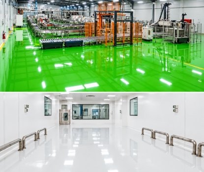 R.C. Surface Coating Completed Flooring